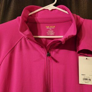 NWT  ZIPPER TECH GEAR WORKOUT SWEATSHIRT